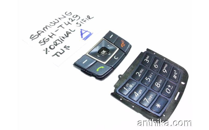 Samsung T429 Tuş Orjinal Keypad Navy Blue