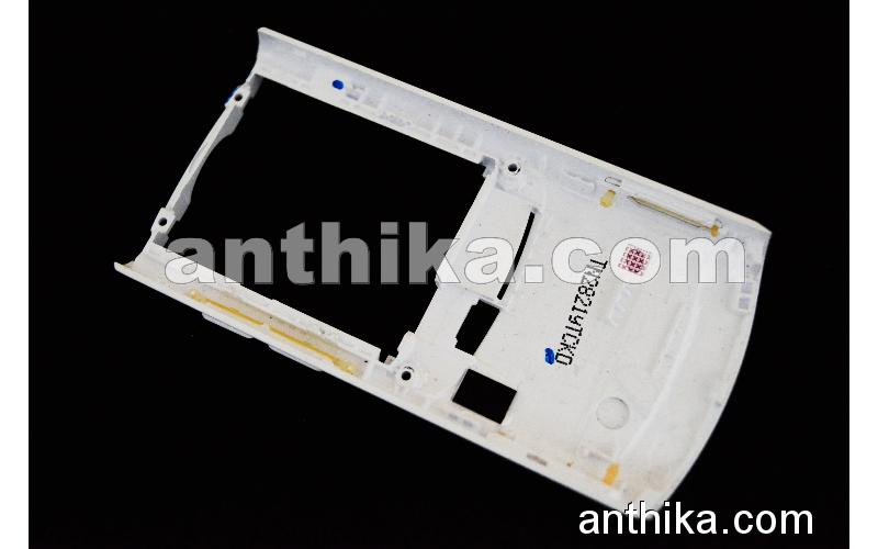 Samsung C3050 C3053 Kasa Original Middle Cover White Orange Used