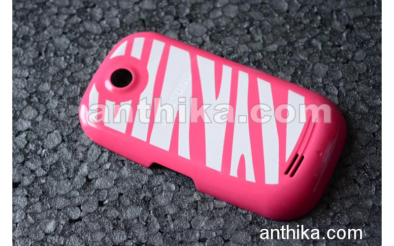 Samsung S3650 Kapak Original Battery Cover Pink New-4