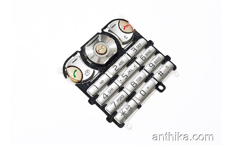 Sony Ericsson w890 w890i Tuş Original Keypad Silver Used