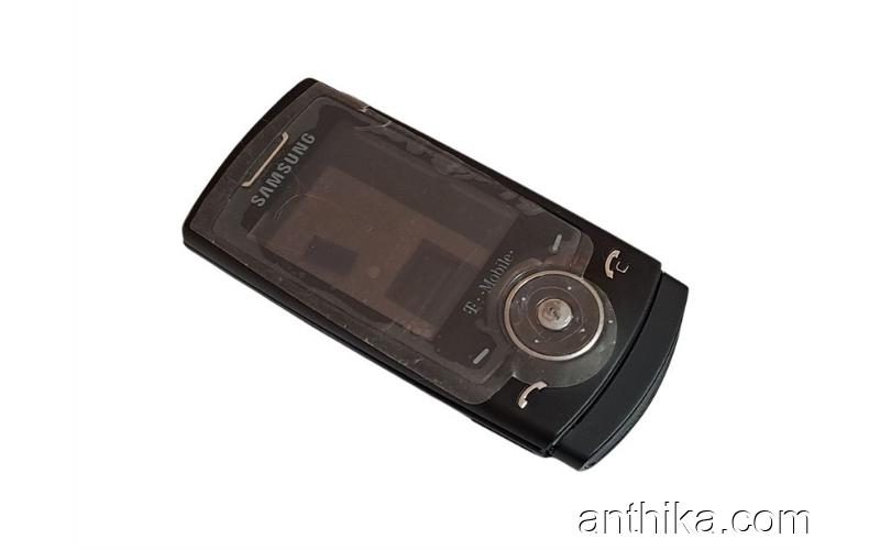 Samsung U600 Kapak Kasa Tuş Full Housing Black New T-Mobile Logo