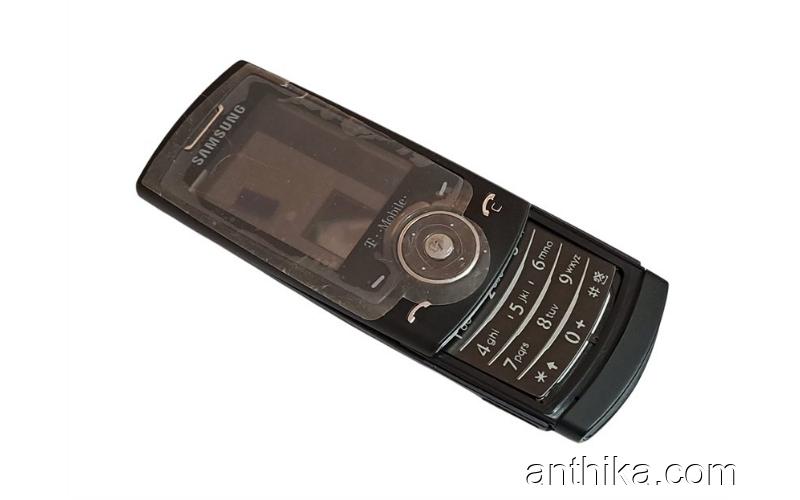 Samsung U600 Kapak Kasa Tuş Full Housing Black New T-Mobile Logo