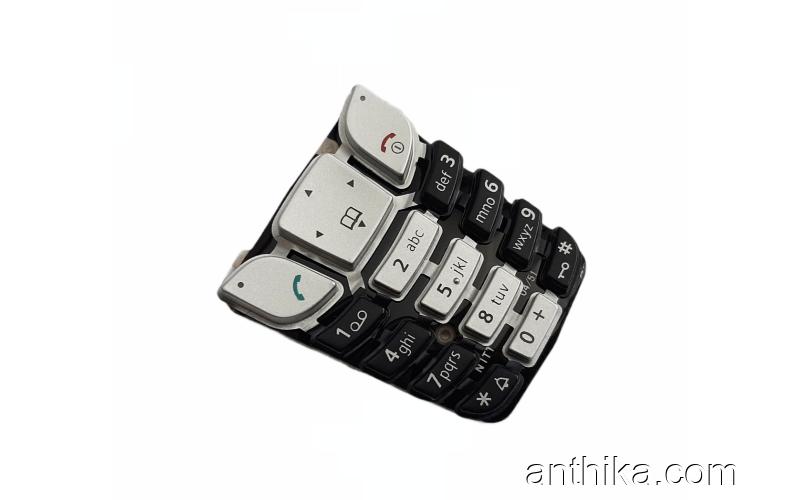 Siemens A65 A70 Tuş Original Keypad Silver Black New