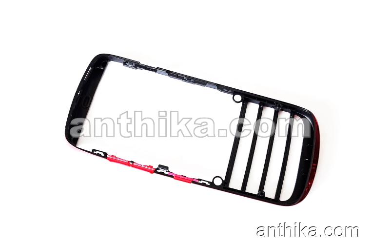 Nokia 300 Asha Kapak Original Front Cover Red New