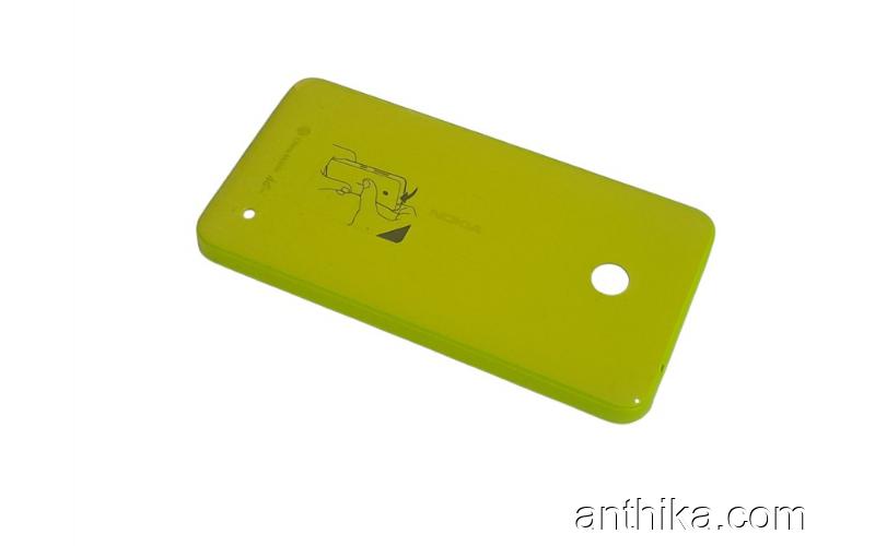 Nokia Lumia 630 Lumia 635 Kapak Original Battery Cover Yellow New