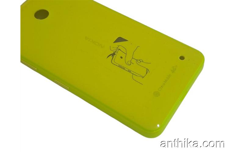 Nokia Lumia 630 Lumia 635 Kapak Original Battery Cover Yellow New