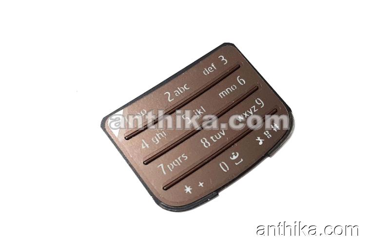 Nokia 6700 Tuş Original Numeric Key Brown New