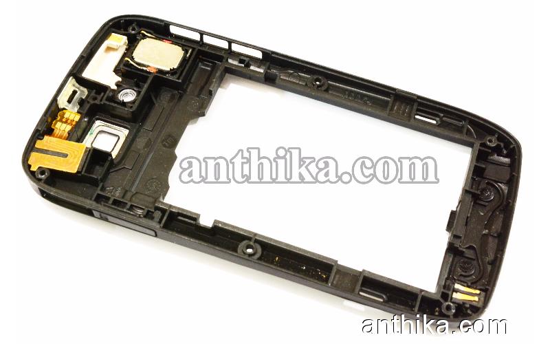 Nokia E72 Kasa Orjinal Middle Cover Black New 0254915