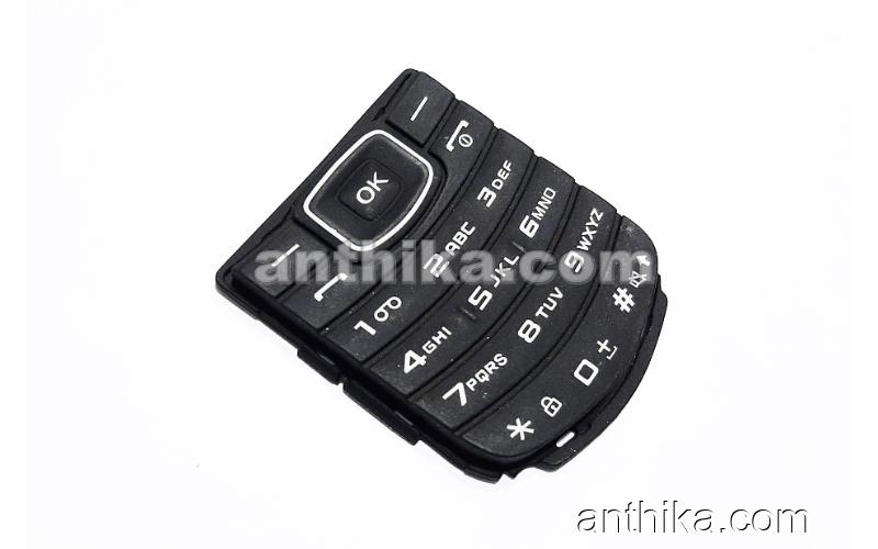 Samsung E1080 Tuş Original Keypad Black New