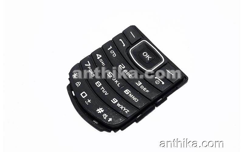 Samsung E1080 Tuş Original Keypad Black New