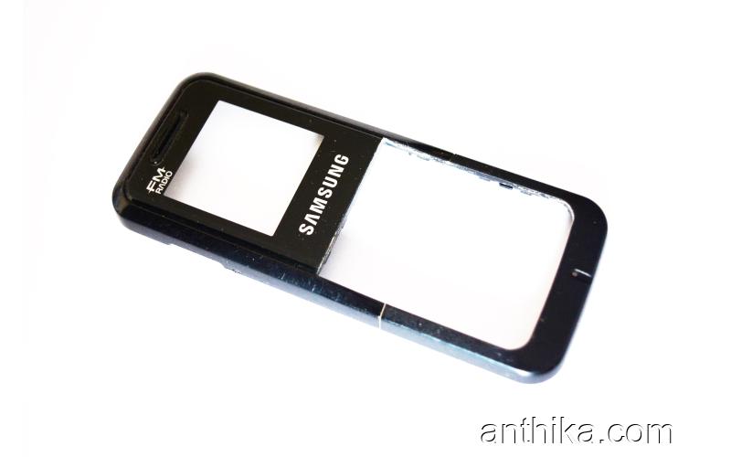 Samsung E1075 Kapak Original Front Cover Black Used