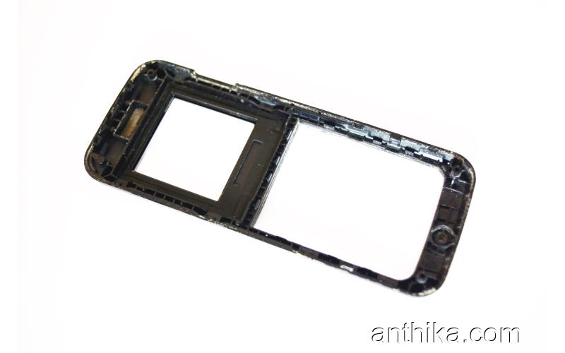 Samsung E1075 Kapak Original Front Cover Black Used