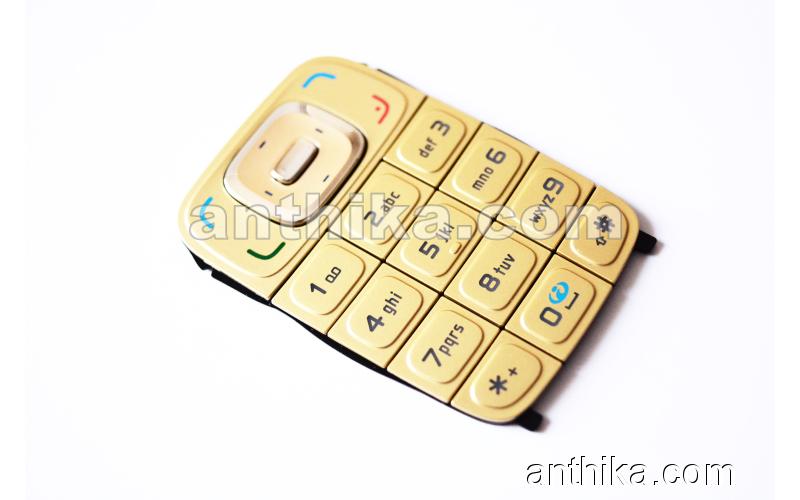 Nokia 6131 Tuş Original Keypad Gold New