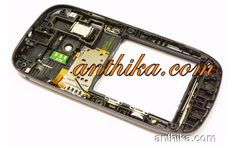 Nokia C7 Kasa Original Middle Cover Frame Brown Used -8