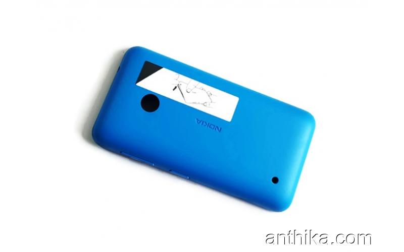 Nokia Lumia 530 Kapak N530 Original Battery Cover Blue New