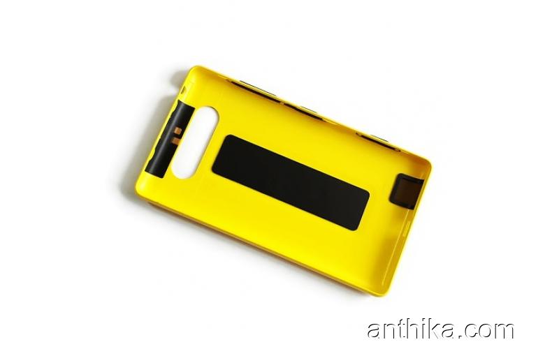 Nokia Lumia 820 N820 Kapak NFC Anten Original Battery Cover Yellow New