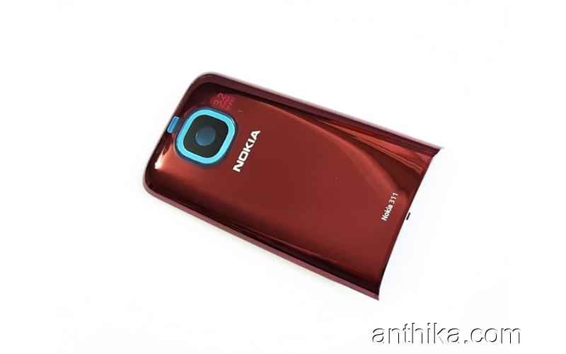 Nokia Asha 311 Kapak Original Battery Cover Magenta New 0258211