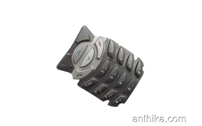 Nokia 6310 6310i Tuş Original Keypad Silver Arabia Number-2