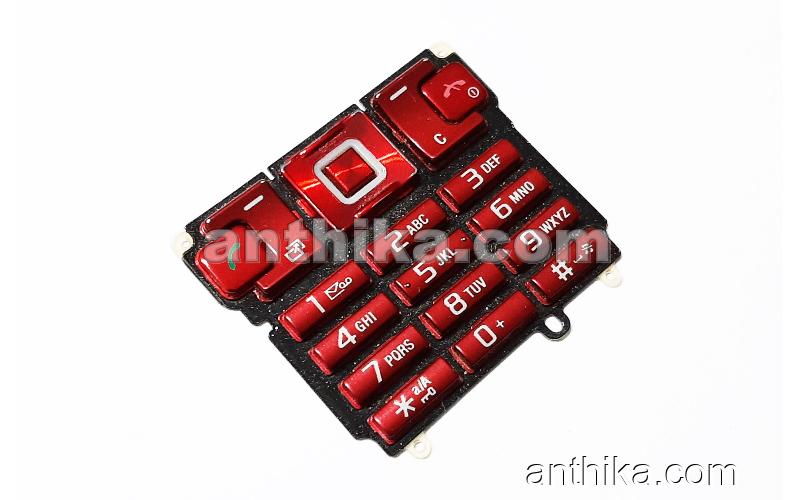 Sony Ericsson T700 T700i Tuş Original Keypad Red Used