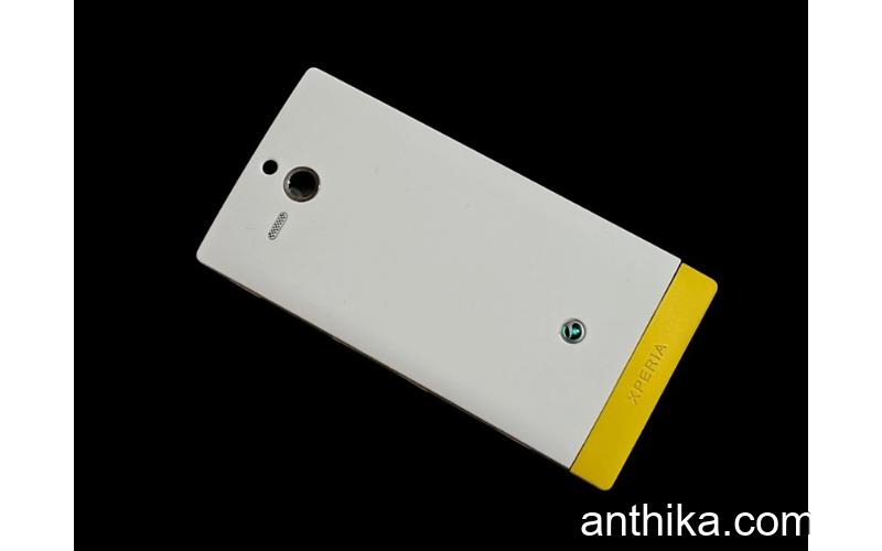 Sony St25 Sony Xperia U ST25i Kapak Kasa Full Housing White Yellow New