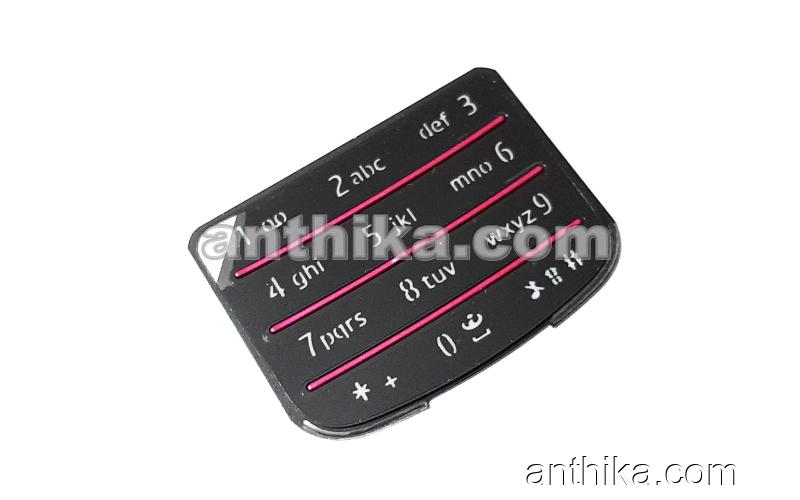 Nokia 6700 Tuş Original Numeric Key Keypad Pink Black New