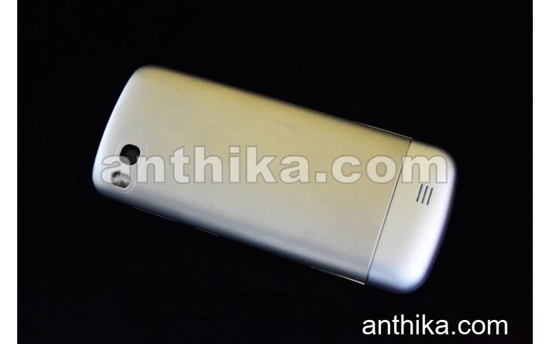 Nokia C3-01 Kapak Kasa Tuş High Quality Full Housing Silver New