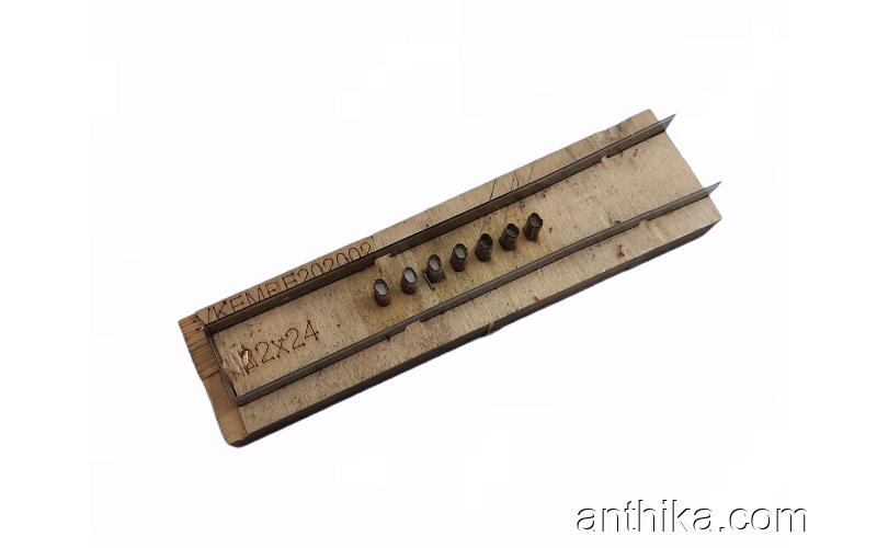 Deri Kesim Bıçağı Hazır Deri Kalıbı 22X24mm Kordon Kesme Bıçağı