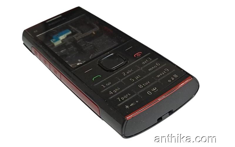 Nokia X2 X2-00 Kapak Kasa Tuş Original Housing Black Used