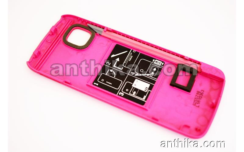 Nokia 5230 Kapak Kalem Original Battery Cover Stylus Pink New