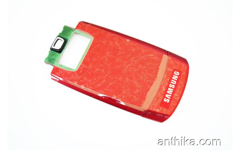 Samsung D830 Kapak Original Front Cover Red New GH75-09608B