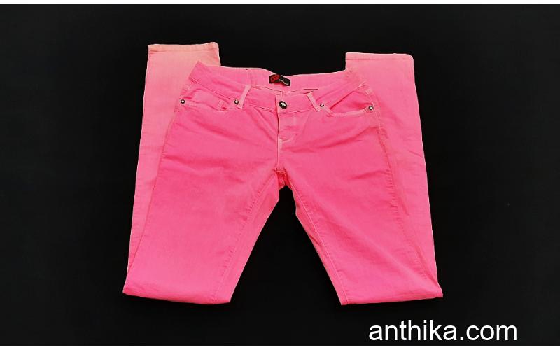 D2 Dsquared 2 Kanvas Pantolon Jeans Uçuk Pembe 30x34 Beden