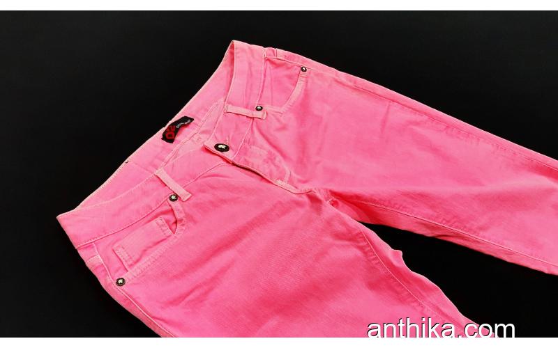 D2 Dsquared 2 Kanvas Pantolon Jeans Uçuk Pembe 30x34 Beden