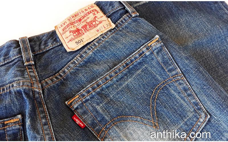 Levis 501 Kot Pantolon Jeans 27x32 Beden