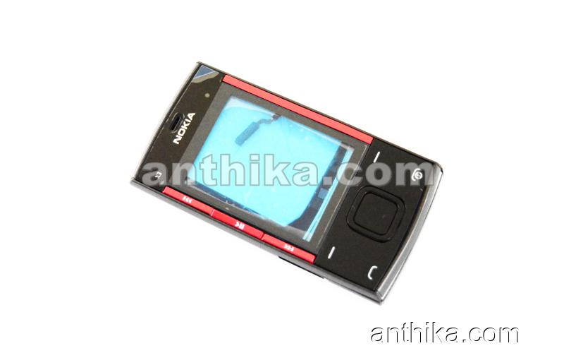 Nokia X3 X3-00 Kapak Kasa Tuş High Quality Full Housing Black Red New