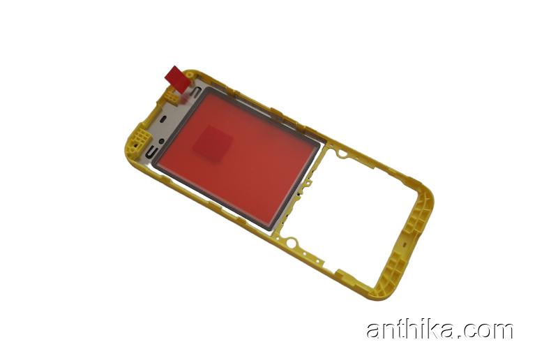 Nokia 220 Kapak Original Front Cover Yellow New