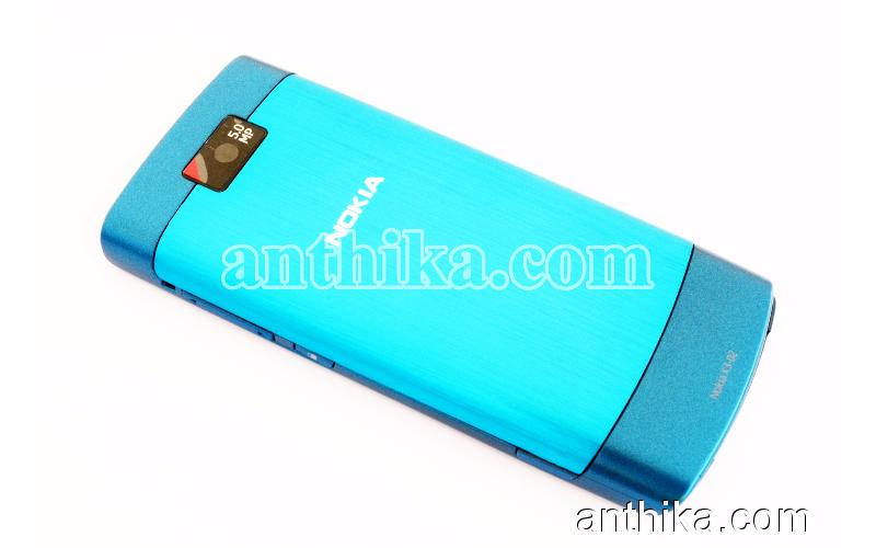 Nokia X3-02 Kapak Kasa Tuş Orjinal Kalitesinde Full Housing Blue New