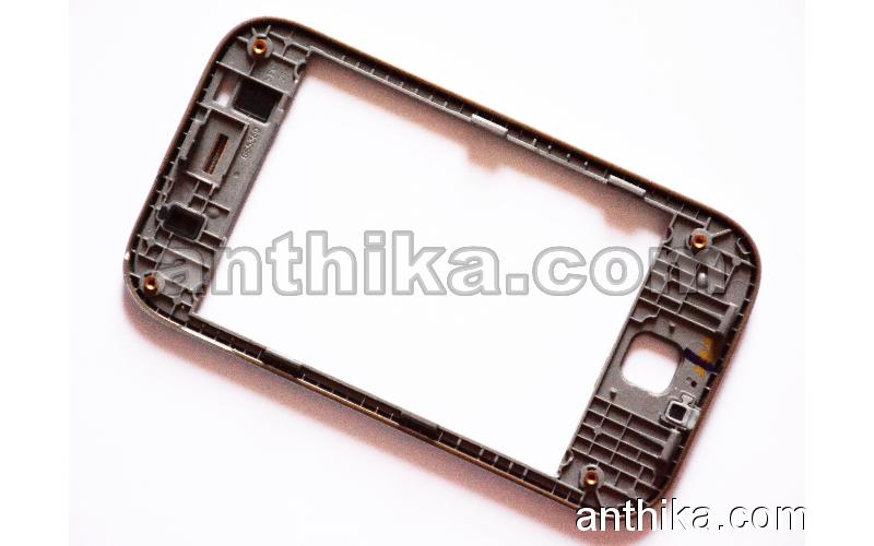 Samsung Galaxy Y S5360 Ekran Çerçeve Ön Çıta Original Front Cover Grey