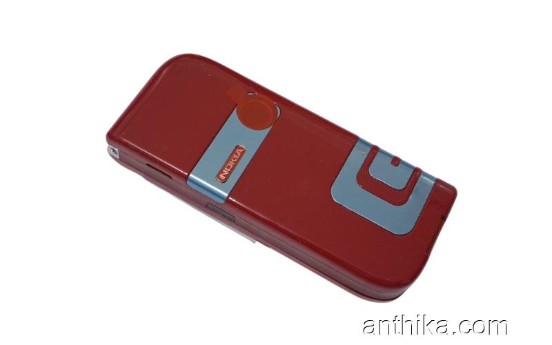 Nokia 7260 Kapak Kasa Tuş High Quality Full Housing Red New