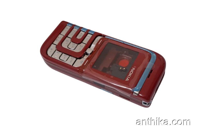 Nokia 7260 Kapak Kasa Tuş High Quality Full Housing Red New