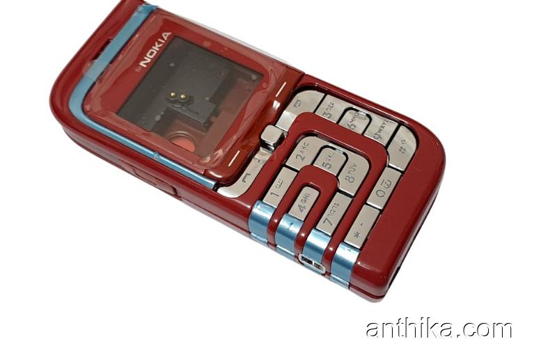 Nokia 7260 Kapak Kasa Tuş High Quality Full Housing Red New