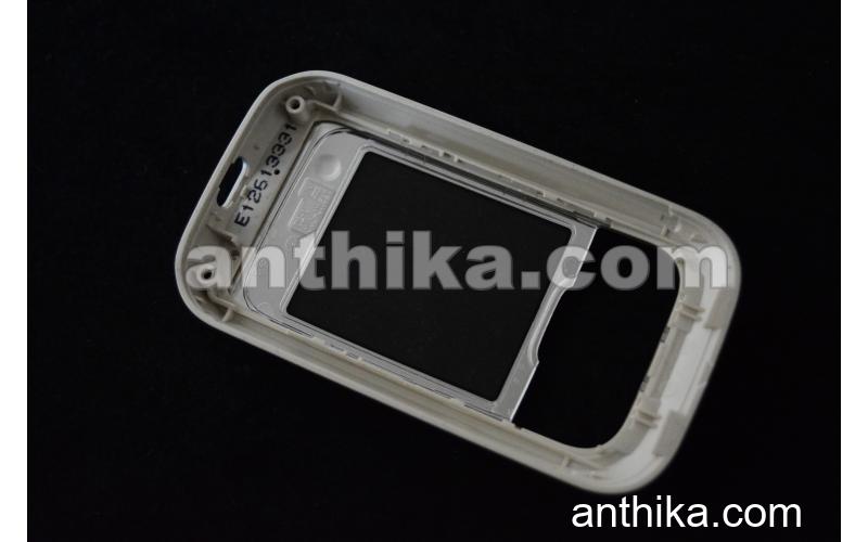 Nokia 6111 Kapak Original Front Cover Silver Black Used