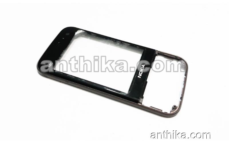 Nokia N85 Kapak Original Front Cover Black New