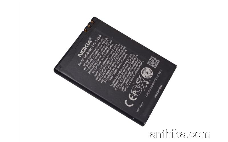 Nokia BV-4D Batarya Pil Original Battery Nokia N9 808 Pure Battery Used