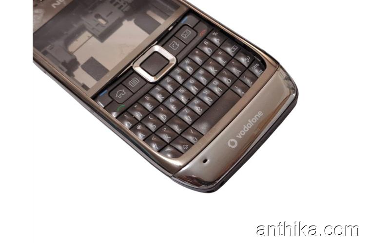 Nokia E71 Kapak Kasa Tuş Original Housing Gray Vodafone Used