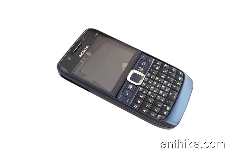 Nokia E63 Kapak Kasa Tuş Orjinal Kalitesinde Full Housing Navy Blue New