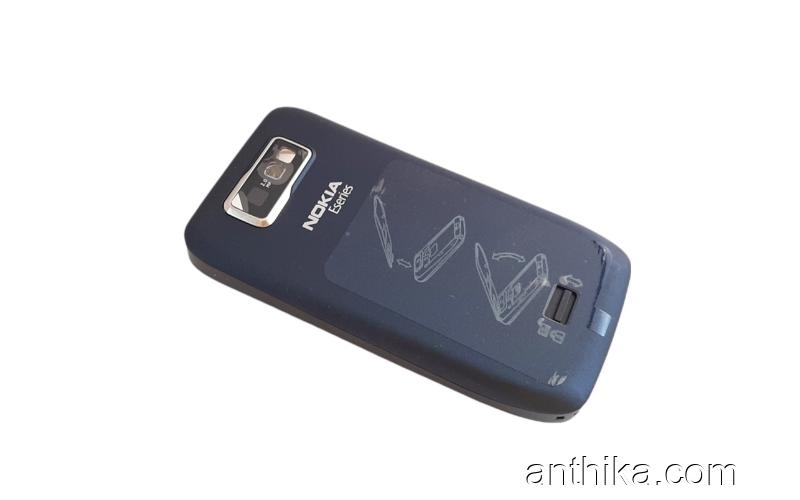 Nokia E63 Kapak Kasa Tuş Orjinal Kalitesinde Full Housing Navy Blue New