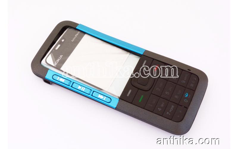 Nokia 5310 XpressMusic Kapak Tuş Original Cover Keypad Blue New