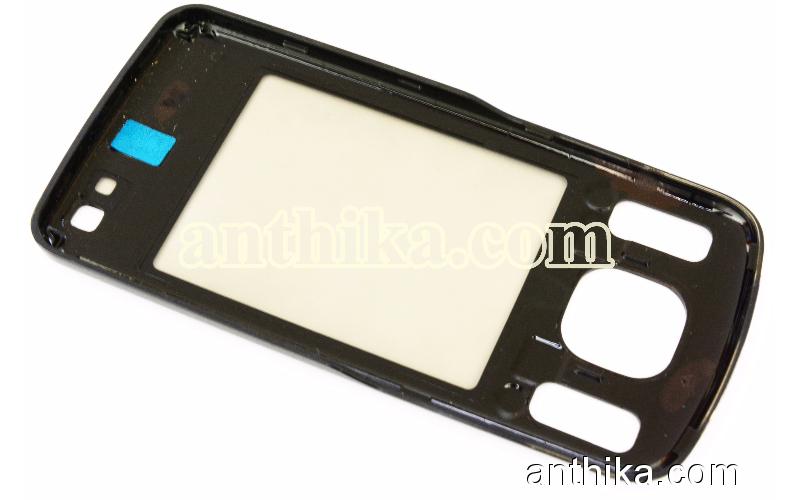 Nokia 6600 Slide Kapak Orjinal Front Cover Black New 0253769