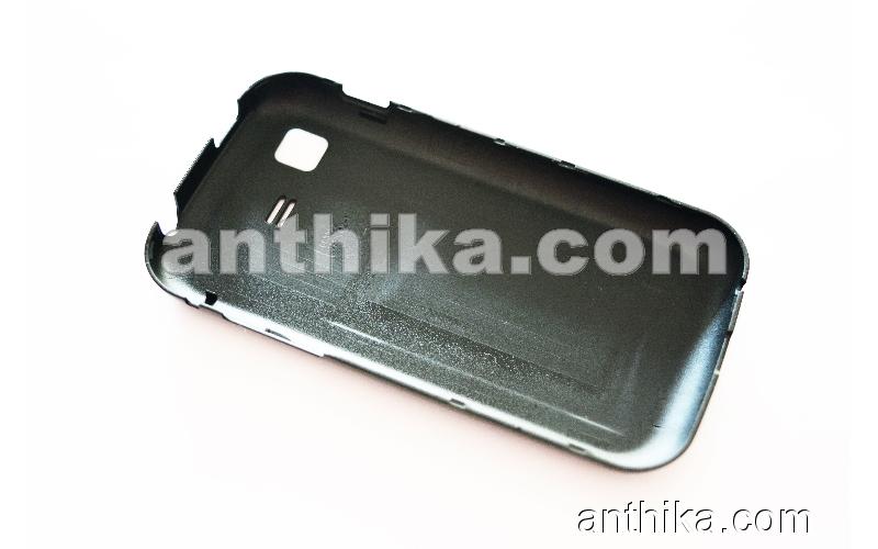 Samsung C3222 Kapak Original Battery Cover Black New