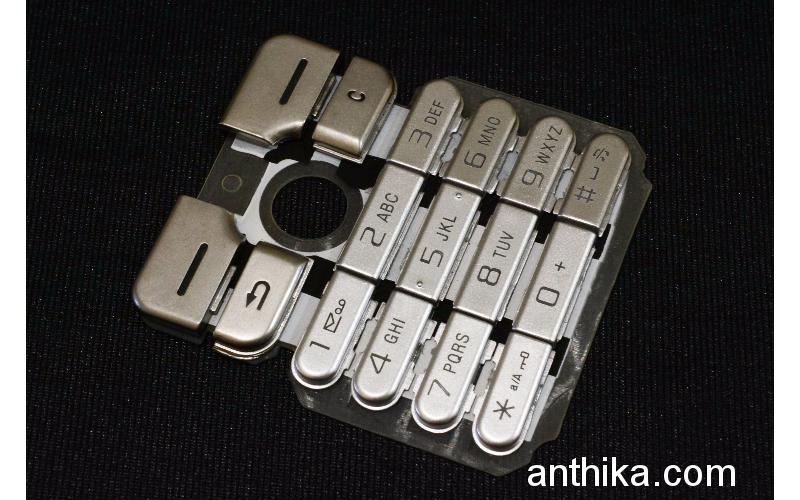 Sony Ericsson W700 W700i Tuş Orjinal Keypad Silver New